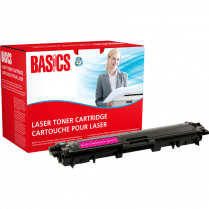 Basics&reg; Remanufactured Toner Cartridge High Yield (Brother #TN225M) Magenta