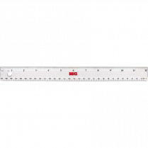Basics&reg; Flexible Transparent Ruler 12"