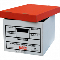 Basics&reg; Quick Set-up Storage Boxes 12" x 15" x 10" 6/pkg