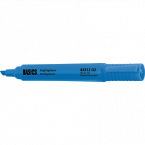 Basics&reg; Highlighters Blue 12/box
