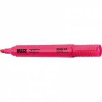 Basics&reg; Highlighters Pink 12/box