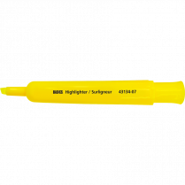 Basics&reg; Canister Highlighters Chisel Tip Yellow 10/pkg