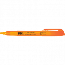 Basics&reg; Highlighters Pen Style Orange 12/box