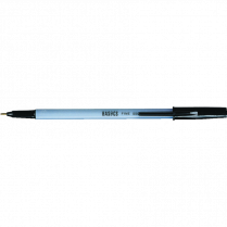 Basics&reg; Stick Pen Fine Black 12/box