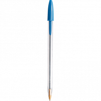 Bic&reg; Cristal&reg; Stick Pens Medium Point Blue 12/box