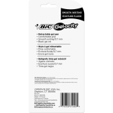 BIC&reg; Gel-ocity&reg; Long-Lasting Retractable Gel Pens 0.7 mm Black 4/pkg