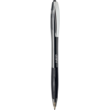 Bic&reg; Glide&trade; Retractable Ball Point Pen Medium Point Black 12/box