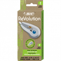 Bic&reg; Wite-Out&reg; ReVolution&trade; Correction Tape 1 Line 2/pkg