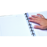 Blueline&reg; MiracleBind&trade; Notebook 9-1/4" x 7-1/4" 150 pgs Black