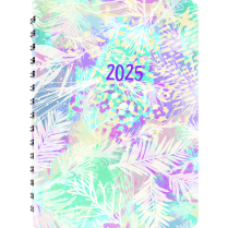 Blueline&reg; Watercolour Weekly/Monthly Planner 8" x 5" Bilingual Floral