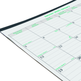 Blueline&reg; Ecologix&trade; Monthly Desk Pad 22" x 17" Bilingual