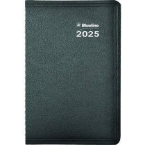 Blueline&reg; Net Zero Carbon&trade; Weekly Planner 8" x 5" Bilingual Black