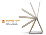 Bostitch Desk Lamp with Wireless Charger Gold