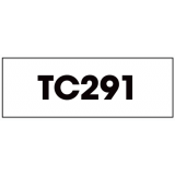 Brother&reg; P-Touch&reg; TC Tape 3/8" Black on White