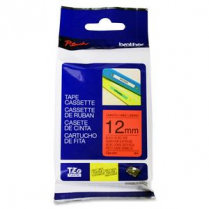 Brother&reg; P-Touch&reg; TZe Tape 1/2" Black on Red