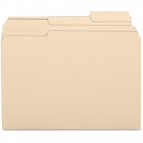 Business Source 1/3 Tab File Folders Letter 100/box