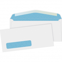 Business Source #10 Window Security Envelopes 500/box