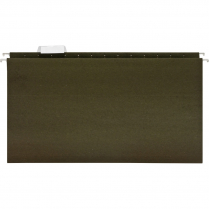 Business Source Hanging Folder Legal 25/Box Standard Green