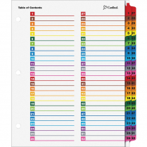 Cardinal OneStep Index Dividers 52 Tabs