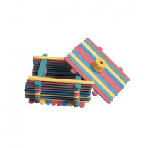 Creativity Street&reg; Craft Sticks 4-1/2" x 3/8" Assorted Colours 1,000/box
