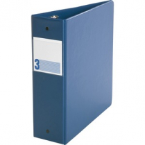 Davis Group&reg; Essential Premium Economy Round Ring Binder 3" Royal Blue