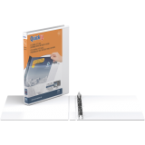 Davis Group QuickFit&reg; View Round Ring Binder 5/8" White