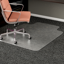 Deflecto&reg; DuoMat&reg; Chair Mat 45" x 53" with Lip