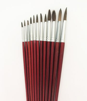 Camel Hair Paint Brush Round Size 12