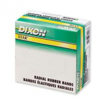 Dixon Star Radial Rubber Bands #19 1/4lb box (113g 4oz)