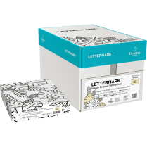 Domtar Lettermark&trade; Colors Vellum Bristol Cover Stock 67 lb 8-1/2" x 11" Ivory 250/pkg