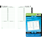 Day-Timer&reg; Refill Daily Desk Size 1 Page Per Day Bilingual