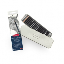Derwent Sketching Pencils 6/Tin