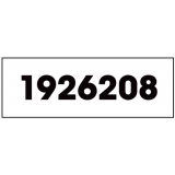 DYMO&reg; D1&trade; Polyester Replacement Tapes 1/2" Black on White 2/pkg