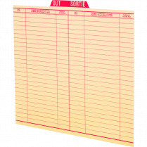 Pendaflex&reg; Out Guides Letter Bilingual 25/pkg