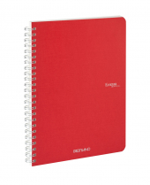Fabriano Ecoqua Original Spiral & Graph A5 Raspberry