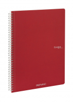 Fabriano Ecoqua Original Spiral & Lined A4 Cherry