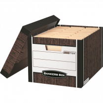 Bankers Box&reg; R-Kive&reg; Storage Boxes 12" x 15" x 10" 4/pkg