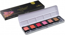 Finetec Watercolour Mica Pan Pearl Flip Warm 6/Set