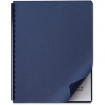 GBC&reg; Linen Weave&reg; Binding Covers Navy Blue 50/pkg