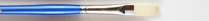 H.J. 10F Finest Hog Bristle Brush - Flat Size 4