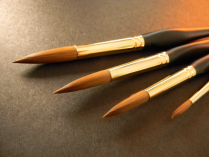 H.J. 172 Watercolour Brush Synthetic Kolinsky Round Size 0