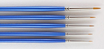 Gold Sable 750 Retouch Brush - Round Size 5/0