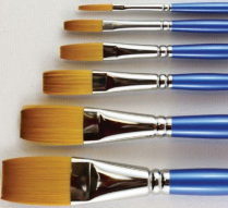 Gold Sable 800 Stroke Brush - Flat 3/4"
