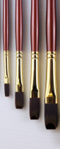 Aquatec 940F Oil & Acrylic Brush - Flat Size 8
