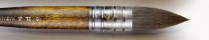 H.J. Kazan Gold Watercolour Brush - Quill - size 8