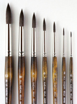 H.J. Kazan Gold Watercolour Brush - Round - size 4