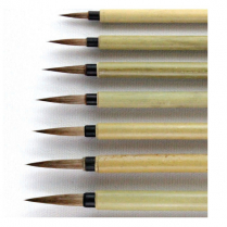 H.J. Bamboo Mixed Media Brush Round -  Size 8
