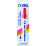 Jiffy Eco-Marker Chisel Tip Red