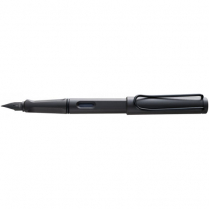 Lamy Safari Fountain Pen Charcoal Body Fine Point Blue Ink