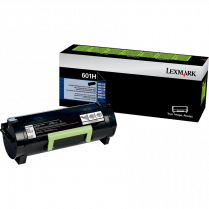 Lexmark&reg; Toner Cartridge High Yield Return Program 601H Black